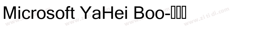 Microsoft YaHei Boo字体转换 Microsoft YaHei Boo字体转换